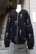 画像7: 【mikio sakabe ミキオサカベ】クロス刺繍ビッグMA-1ジャケット (7)