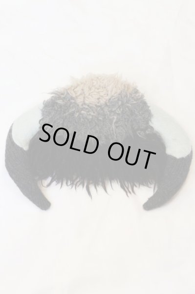 画像2: 【NOZOMI ISHIGURO Haute Couture  ノゾミイシグロ オートクチュール】ホーンニットキャップ (2)