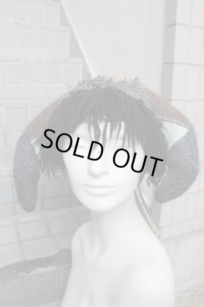 画像6: 【NOZOMI ISHIGURO Haute Couture  ノゾミイシグロ オートクチュール】ホーンニットキャップ (6)