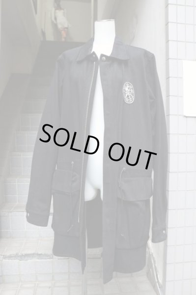 画像9: 【KOMAKINO コマキノ】HIGHTECHLOWLIFE 刺繍デニムモッズコート (9)