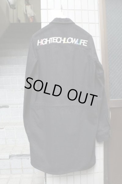 画像2: 【KOMAKINO コマキノ】HIGHTECHLOWLIFE 刺繍デニムモッズコート (2)