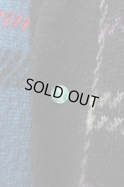 画像4: 【HIRO ヒロ】タータンチェック柄モヘアウールビッグカーディガン (4)