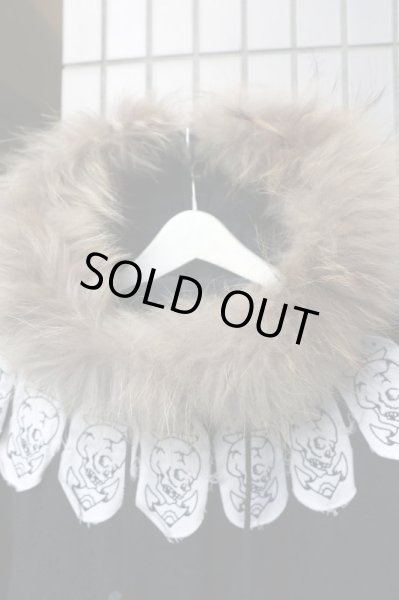 画像6: 【JUVENILE HALL ROLLCALL  ジュベナイル ホール ロールコール】ドクロレース刺繍ポンチョブルゾン (6)