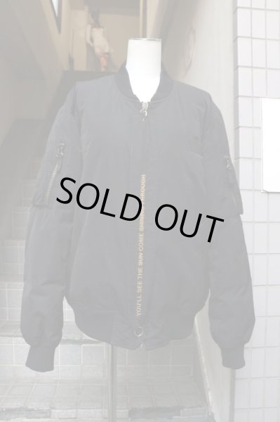 画像7: 【KOMAKINO コマキノ】ストラップ装飾MA-1ジャケット (7)