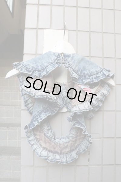 画像3: 【Jenny fax ジェニーファックス】フリルデニムカラー 付け襟 (3)