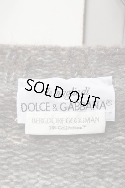 画像5: 【USED DOLCE＆GABBANA ドルチェ＆ガッバーナ】ドロップショルダーニット (5)