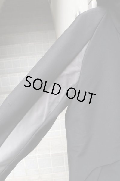 画像3: 【chloma クロマ】カッティング切替デザインハイネックブルゾン (3)