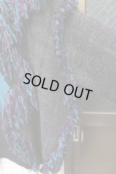 画像3: 【KIDILL×rurumu キディル×ルルムウ】Destroy Argyle Tartan Pullover Knit アーガイルチェック柄フリンジニット (3)