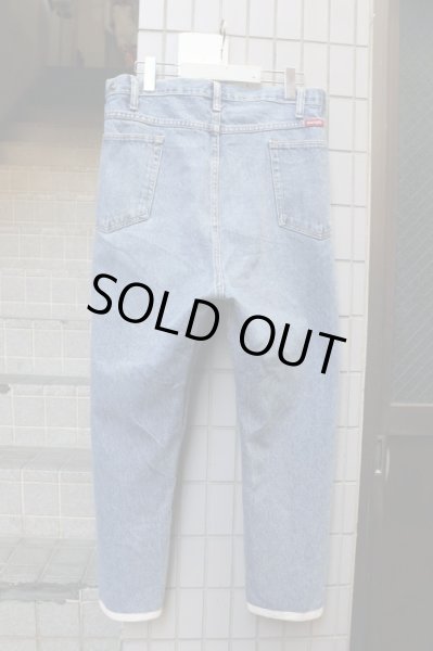 画像2: 【ぜつきぐ 絶滅危惧種】リメイクデニムパンツ (2)