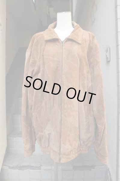 画像5: 【VINTAGE/USED古着】ツギハギスウェードレザージャケット (5)