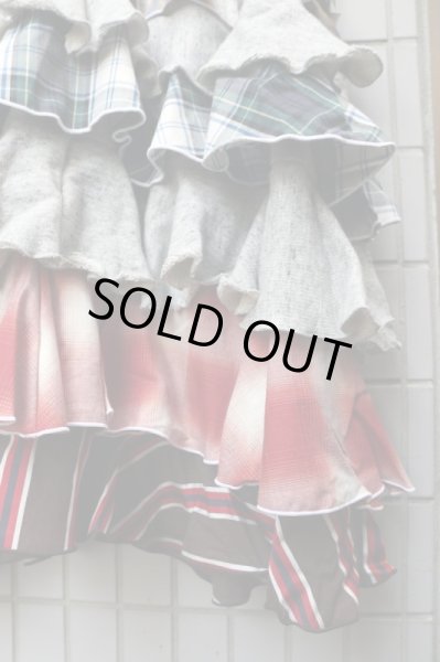 画像5: 【NOZOMI ISHIGURO Haute Couture ノゾミイシグロ】 フリルデザイントップス ミニワンピース GRAY (5)