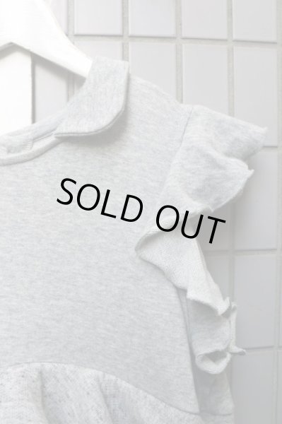 画像3: 【NOZOMI ISHIGURO Haute Couture ノゾミイシグロ】 フリルデザイントップス ミニワンピース GRAY (3)