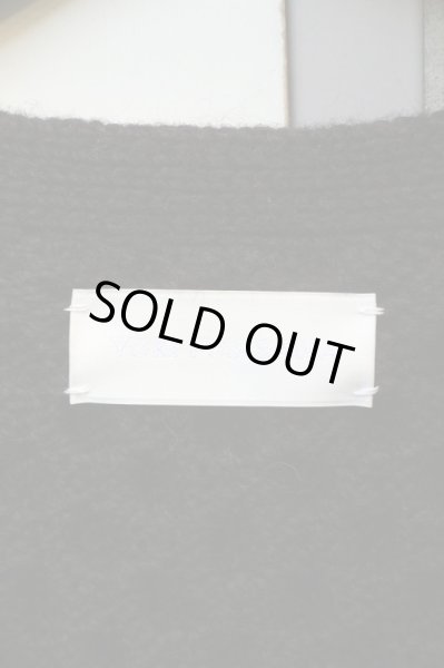 画像5: 【YUKI FUJISAWA ユキフジサワ】箔プリントケーブル編みニットカーディガン (5)