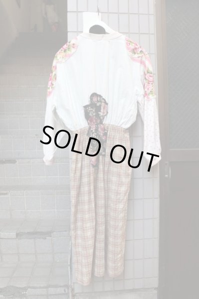 画像2: 【途中でやめる】 リメイクデザイン刺繍ワンピース (2)