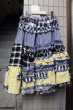 画像1: 【NOZOMI ISHIGURO Haute Couture ノゾミイシグロ】 ティアードフリルスカート (1)