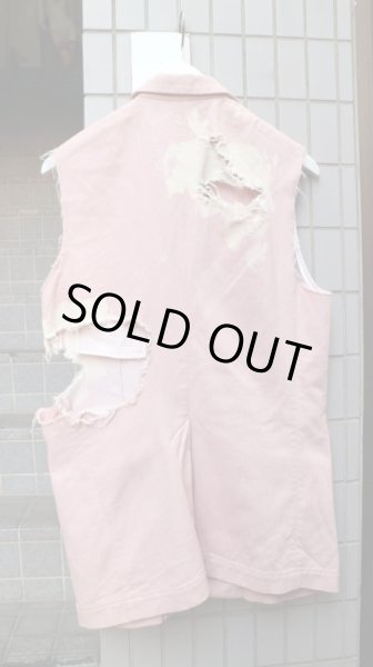 画像2: 【Jenny fax ジェニーファックス】 カットオフダメージテーラードジャケット (2)