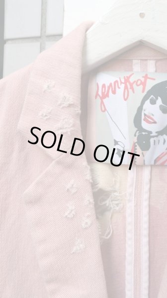 画像3: 【Jenny fax ジェニーファックス】 カットオフダメージテーラードジャケット (3)