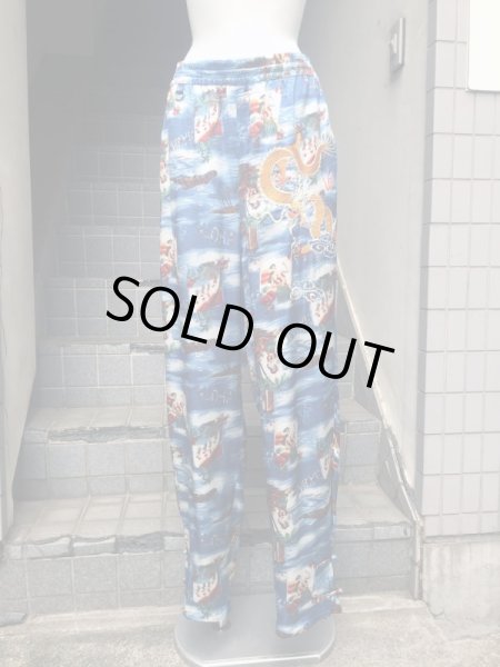 画像6: 【doublet ダブレット】 ALOHA KUNG FU PANTS アロハカンフーパンツ (6)