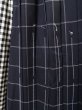 画像3: 【NOZOMI ISHIGURO Haute Couture ノゾミイシグロ】 プリーツアシンメトリーデザインワイドパンツ  BLACK×BLACK/WHITE (3)