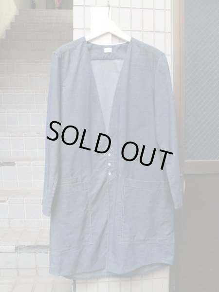 画像2: 【ハトラ hatra】 細畝コーデュロイ作務衣 (2)