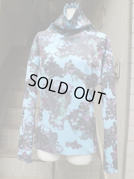 画像7: 【BALMUNG バルムング】グラフィック総柄ハイネックニットソー (7)