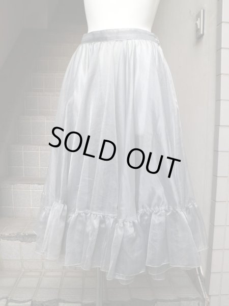 画像7: 【NON TOKYO ノントーキョー】チュールスカート ラメシルバー (7)