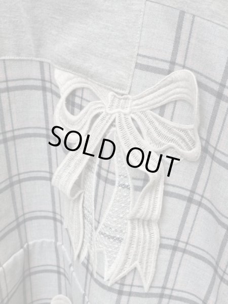 画像4: 【mikio sakabe ミキオサカベ】 リボン装飾切替デザインカットソー ワンピース (4)