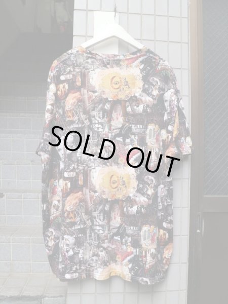 画像2: 【LIBEROZ リベルオズ】 グラフィック総柄ビッグTシャツ (2)