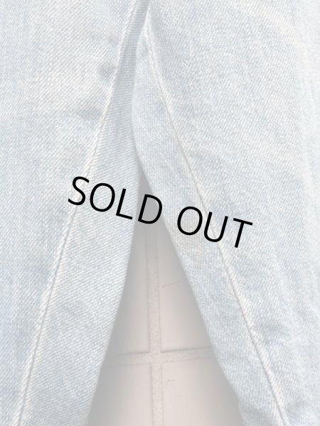 画像5: 【Dulcamara ドゥルカマラ】 USED加工タックデニムパンツ (5)