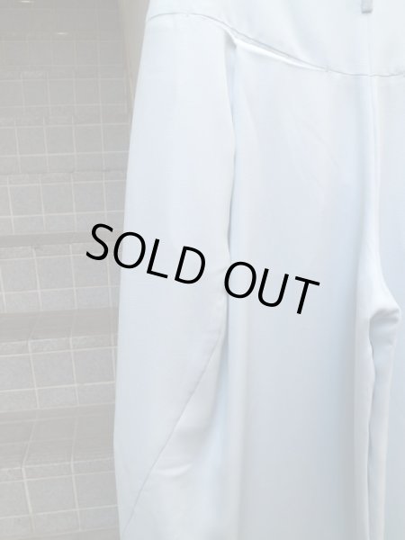 画像4: 【sou-mu ソウム】 雪色のドレープパンツ BLUE ワイドパンツ (4)