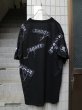 画像2: 【Lau made in JAPAN ラウメイドインジャパン/新品セレクト】 刺繍パッチTシャツ BLACK (2)