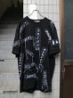 画像1: 【Lau made in JAPAN ラウメイドインジャパン/新品セレクト】 刺繍パッチTシャツ BLACK (1)