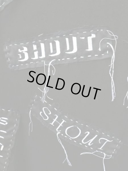 画像5: 【Lau made in JAPAN ラウメイドインジャパン/新品セレクト】 刺繍パッチTシャツ BLACK (5)