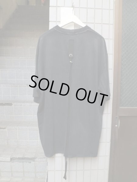 画像2: 【KOMAKINO コマキノ】バックドローコードビッグＴシャツ BLACK (2)