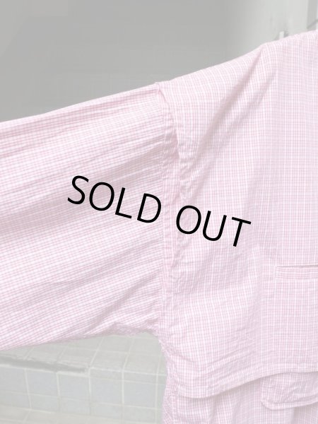 画像4: 【Toironier トワロニエ】 チェック柄フラップビッグシャツ (4)