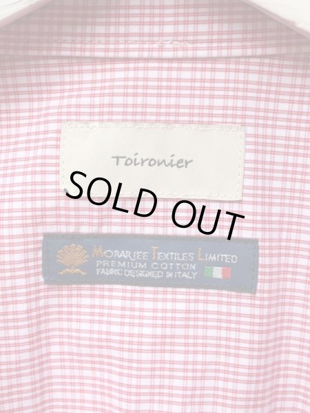 画像7: 【Toironier トワロニエ】 チェック柄フラップビッグシャツ (7)