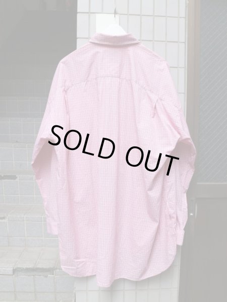 画像3: 【Toironier トワロニエ】 チェック柄フラップビッグシャツ (3)