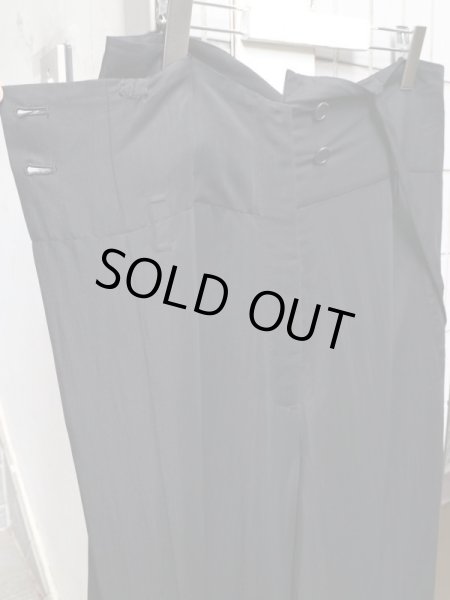 画像4: 【Y's Yohji Yamamoto ワイズ ヨウジヤマモト】 レーヨンギャバ地デザインワイドパンツ (4)