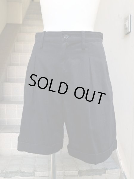 画像6: 【Yohji Yamamoto NOIR ヨウジヤマモト ノア】 タック入りショートパンツ (6)