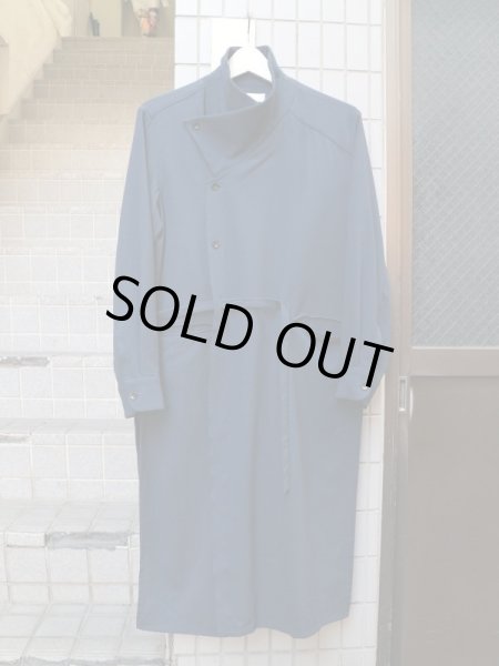 画像3: 【ETHOSENS エトセンス】 SHIFT COLLAR COAT SHIRT シャツコート (3)