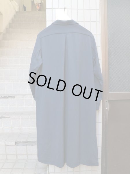 画像4: 【ETHOSENS エトセンス】 SHIFT COLLAR COAT SHIRT シャツコート (4)