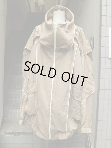 画像7: 【BALMUNG バルムング】 重ねハイネックビッグパーカー (7)