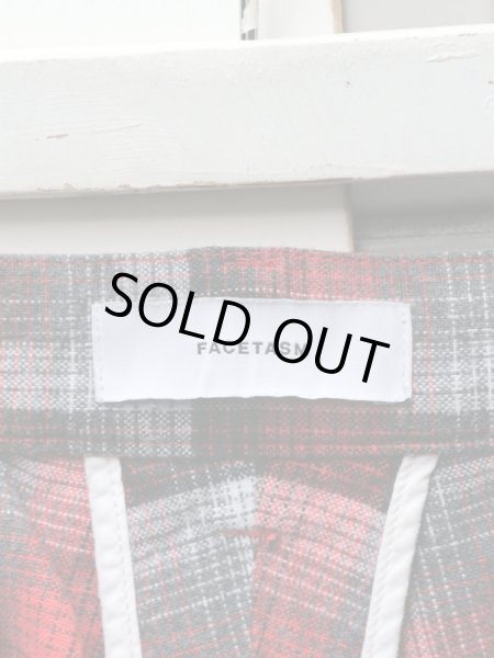 画像5: 【FACETASM ファセッタズム】 チェック柄フリンジパンツ (5)