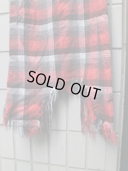 画像4: 【FACETASM ファセッタズム】 チェック柄フリンジパンツ (4)