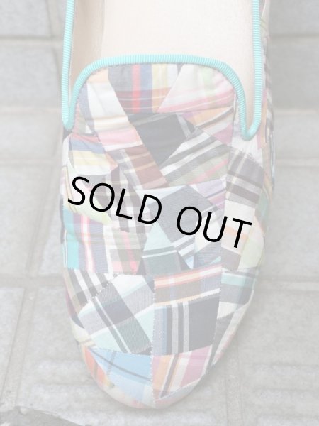 画像2: 【ANREALAGE アンリアレイジ】 マルチパターンパッチワークスリッポンシューズ (2)