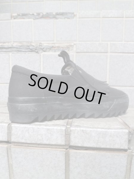 画像5: 【elephant TRIBAL fabrics エレファントトライバルファブリックス】 フリンジタッセルシャークソールスリッポン (5)