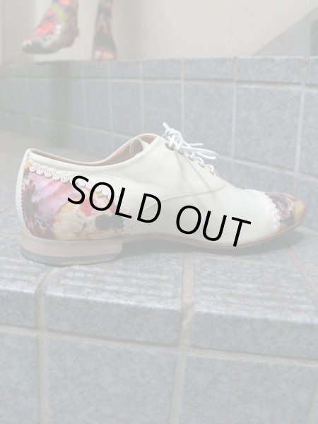 画像5: 【NOZOMI ISHIGURO ノゾミイシグロ】 コラージュ×レザー切替シューズ (5)