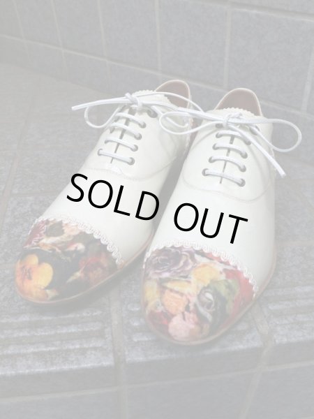 画像2: 【NOZOMI ISHIGURO ノゾミイシグロ】 コラージュ×レザー切替シューズ (2)