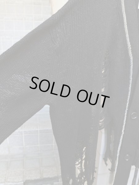 画像4: 【KIDILL × rurumu キディル 縷縷夢兎】 Docking Crush Knit Cardigan  クラッシュニットカーディガン (4)