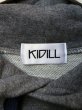 画像5: 【KIDILL キディル】スウェット×デニムドッキングデザインビッグパーカー (5)